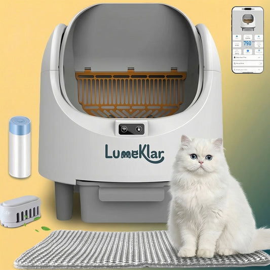 Kelvaro OmniClean™ Pro | Selbstreinigende Katzentoilette mit App-Steuerung